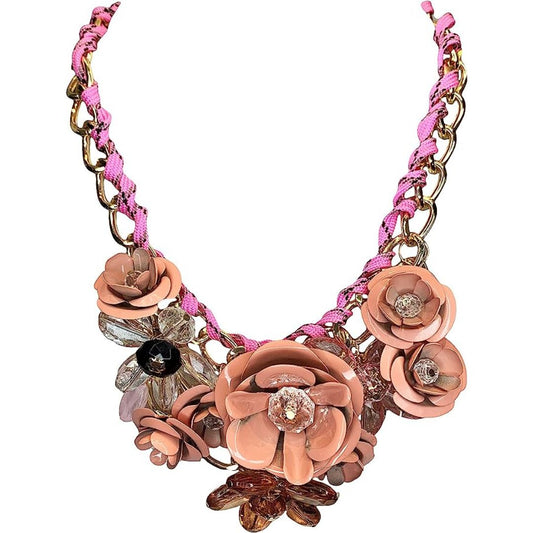 MMonesu Flower Bib Statement Necklace