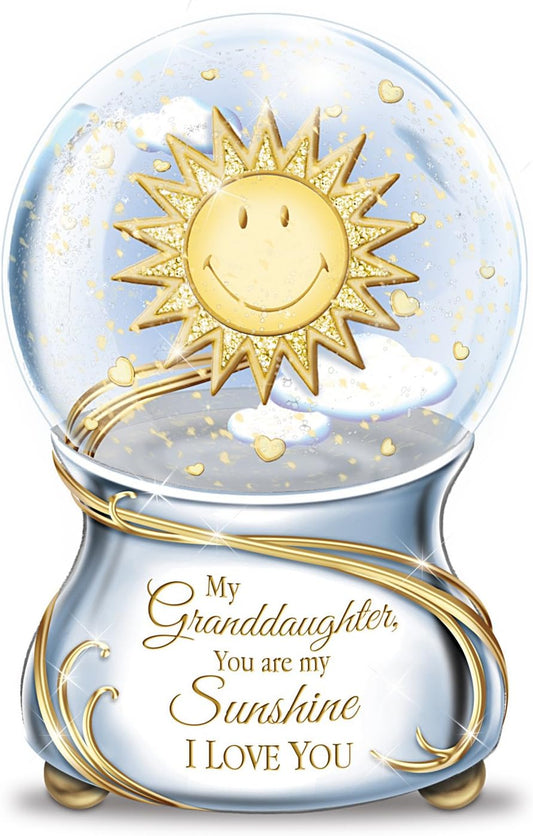 The Bradford Exchange Musical Glitter Globe for Granddaughter