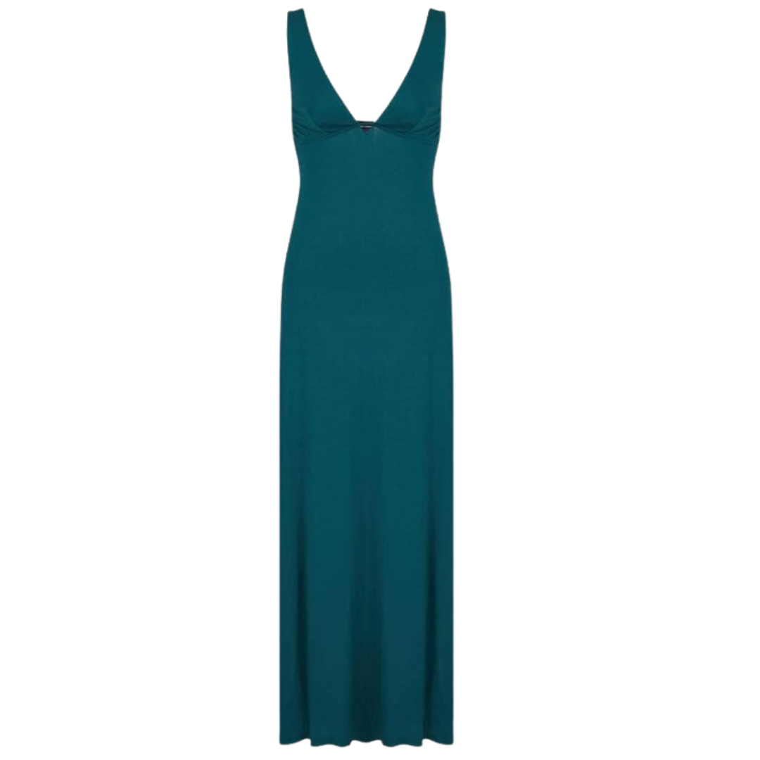 Emporio Armani Stretch Viscose Short Dress