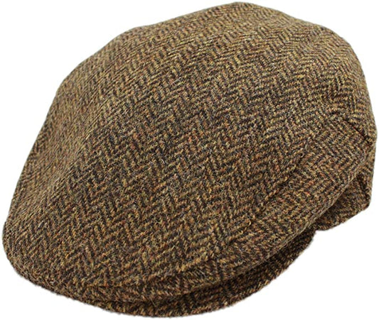 Irish Newsboy Flat Cap-Brown