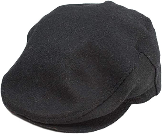 Irish Newsboy Flat Cap-Black