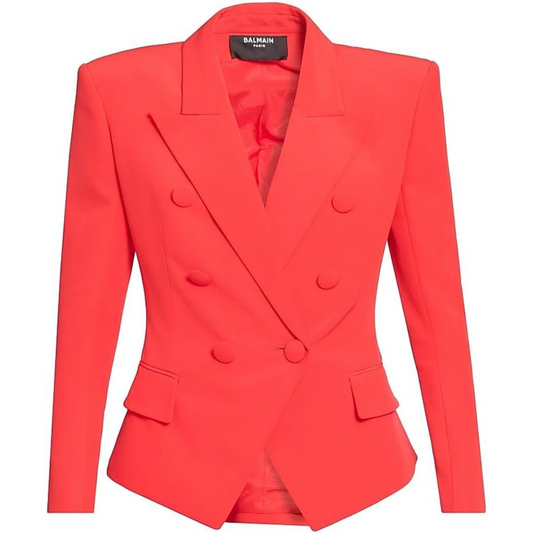 Balmain Crepe Fitted Jacket