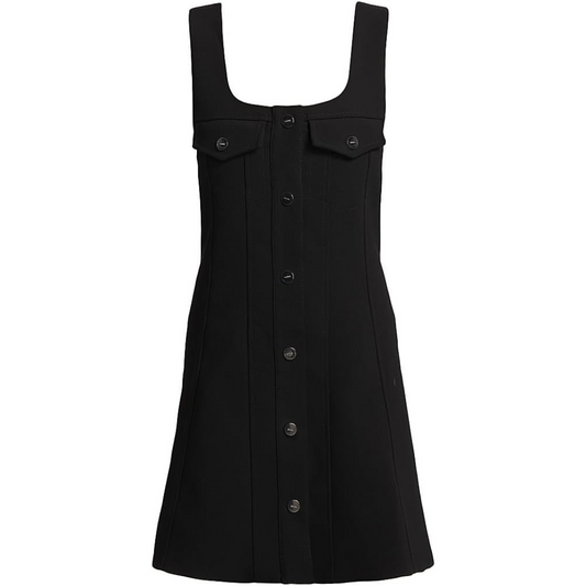 Ganni Bonded Crêpe Minidress