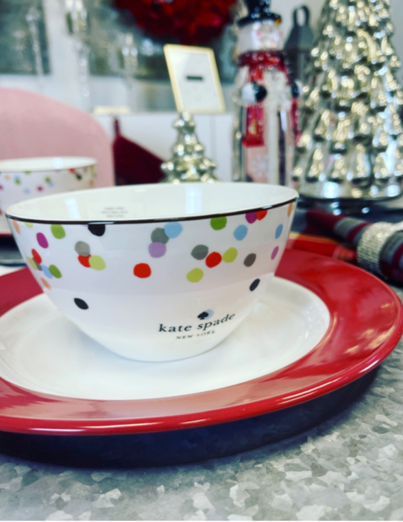 Kate Spade Cereal/Soup Bowl Market Street by Lenox