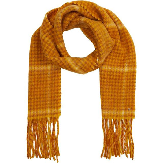Kate Spade New York Fiesta Plaid Brushed Scarf-Saffron Yellow
