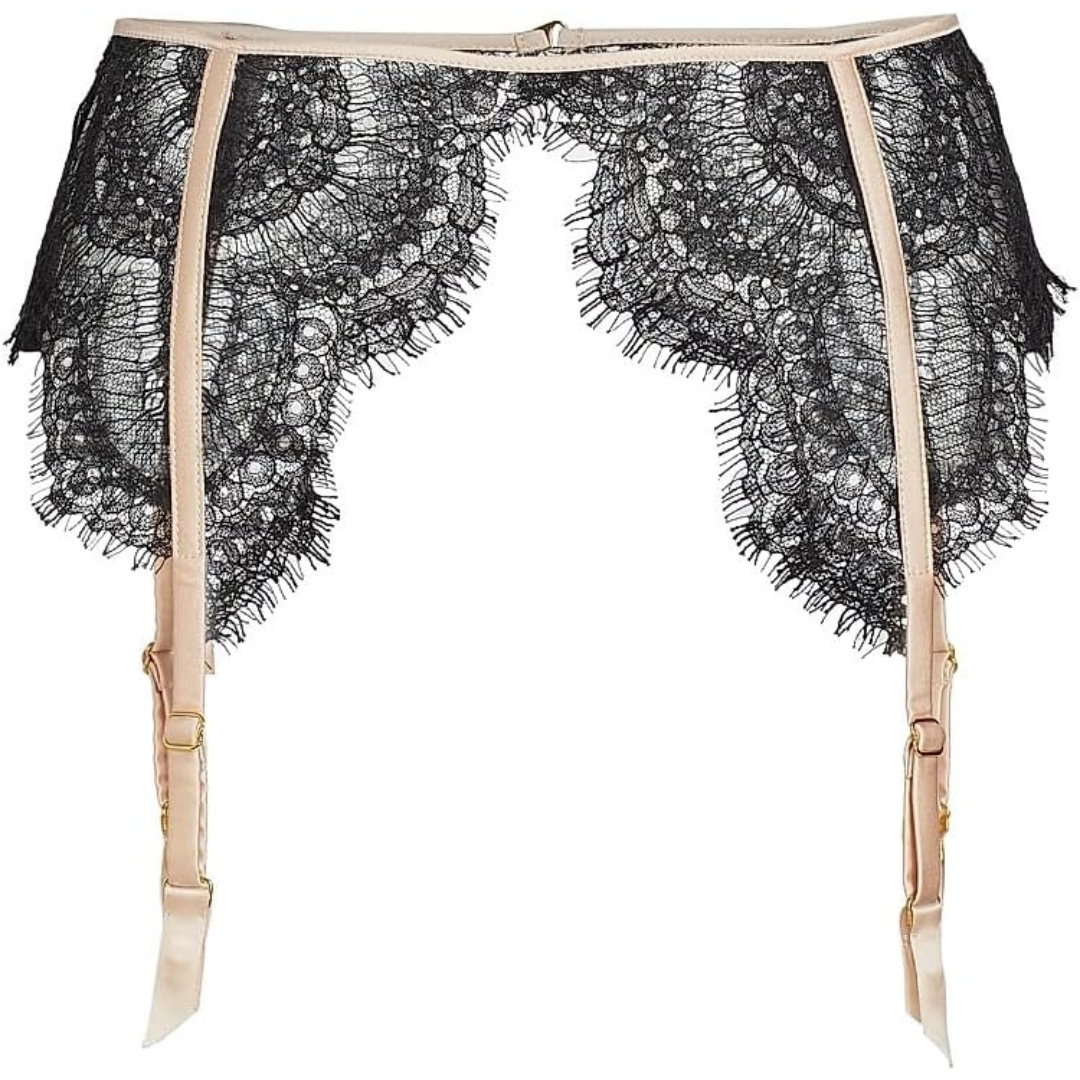 Kiki de Montparnasse Art Deco Eyelash-Lace Garter