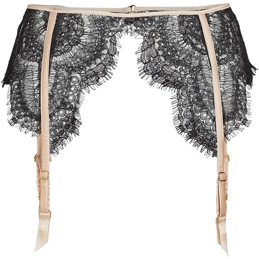 Kiki de Montparnasse Art Deco Eyelash-Lace Garter