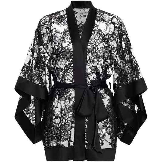 Kiki de Montparnasse Camille Floral Lace Robe