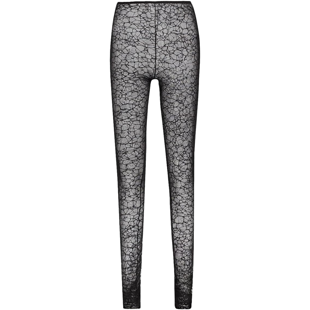 Kiki de Montparnasse Crystalline Silk Lace Leggings