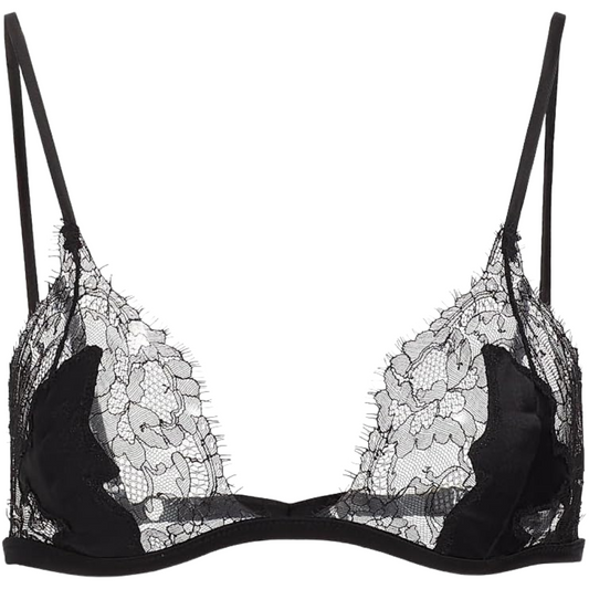 Kiki de Montparnasse Giselle Lace Soft Bra-Black