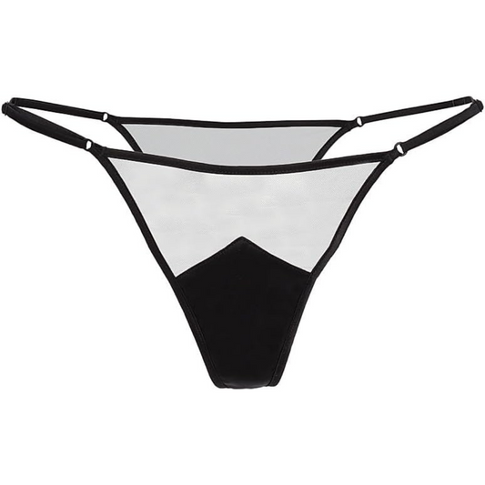 Kiki de Montparnasse Peep Show G-String Thong-Black