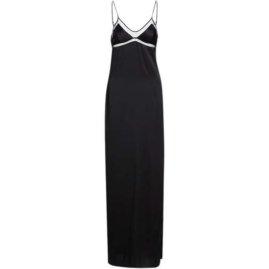 Kiki de Montparnasse Peep Show Silk Maxi Dress
