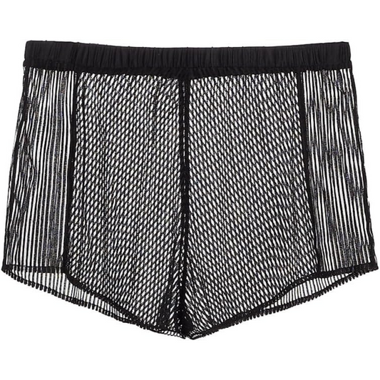 Kiki de Montparnasse Striped Lace Tap Shorts