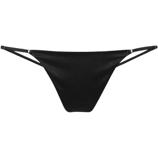 Kiki de Montparnasse Tous Les Jours Silk G-String-Black
