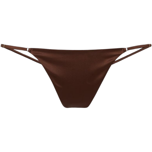 Kiki de Montparnasse Tous Les Jours Silk G-String-Mink