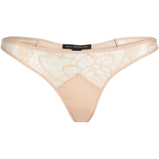 Kiki de Montparnasse, Coquette Lace Thong-Blush