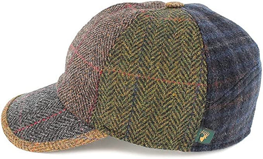 Mucros Weavers Men's Wool Baseball Cap-Multicolor Patch