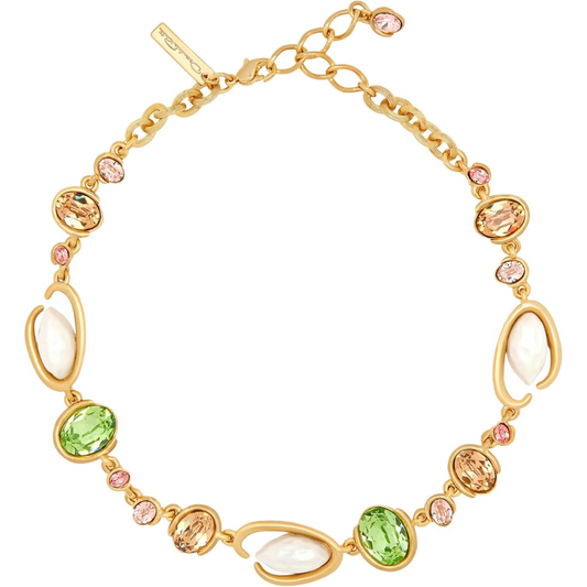 Oscar de la Renta Baroque Pearl O Necklace