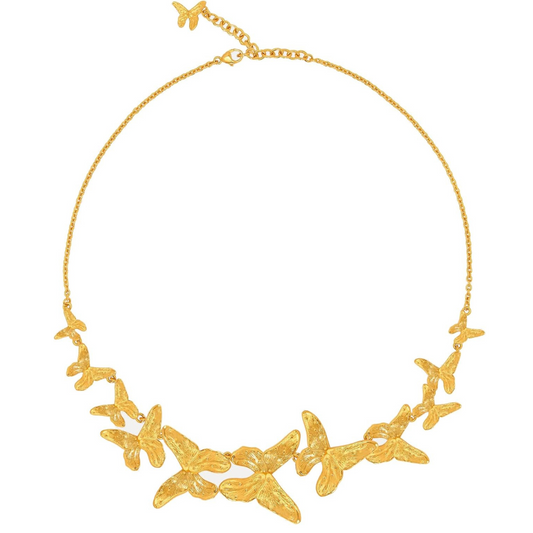 Oscar de la Renta Butterfly Necklace