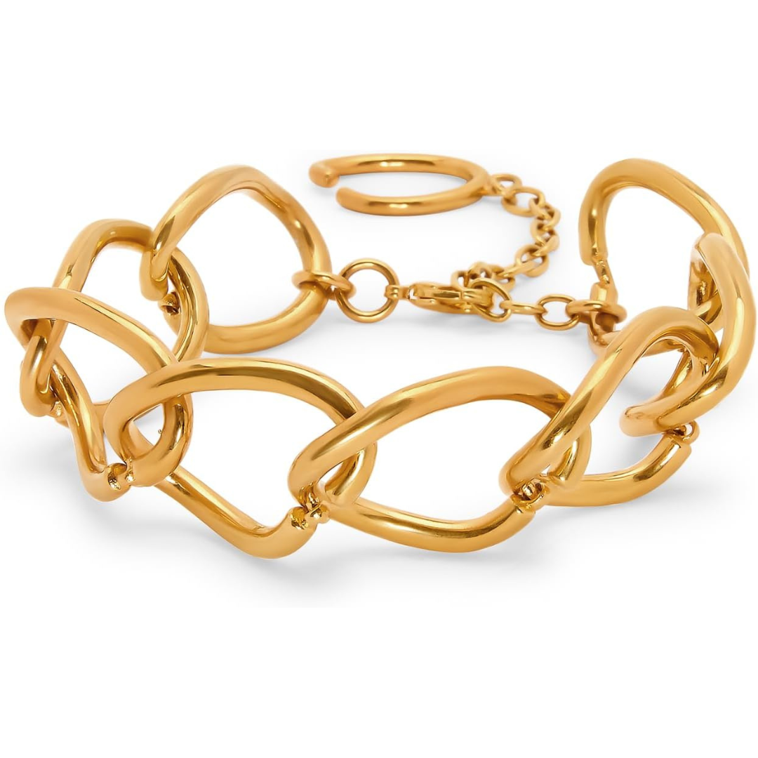 Oscar de la Renta O Chain-Link Bracelet