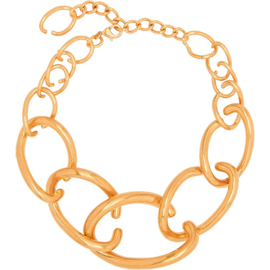 Oscar de la Renta O Chain-Link Necklace