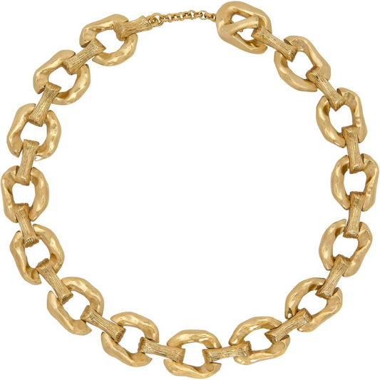 Oscar de la Renta Oversized Chain-Link Necklace
