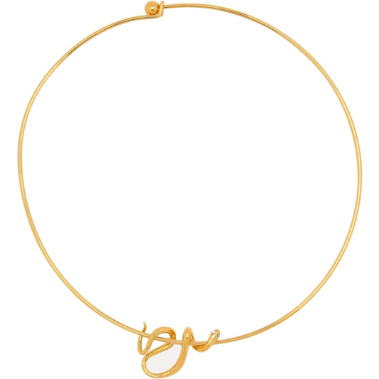 Oscar de la Renta Snake Necklace