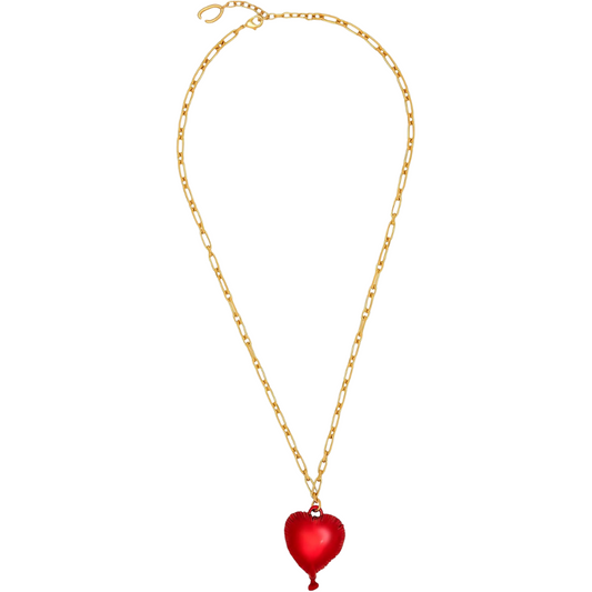 Oscar de la Renta, Heart Balloon Pendant Necklace