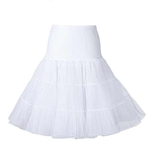 Grace Karin Crinoline Pettiskirt-White