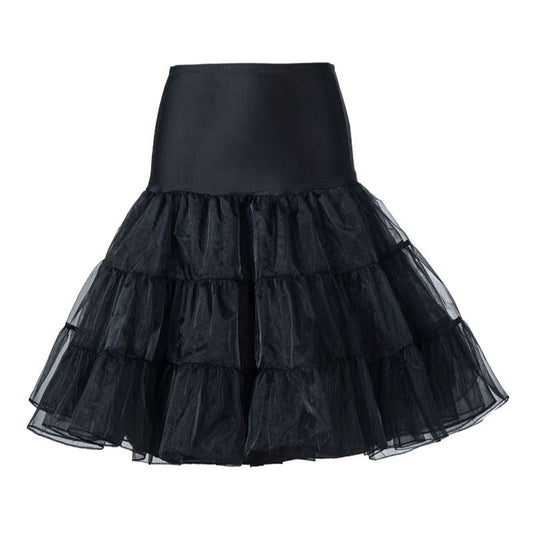 Grace Karin Crinoline Pettiskirt-Black