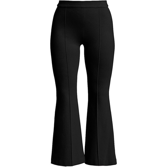 Rosetta Getty Pull-On Cropped Flare Pants