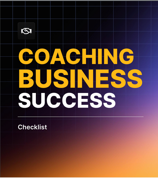 Coaching Business Success Checklist