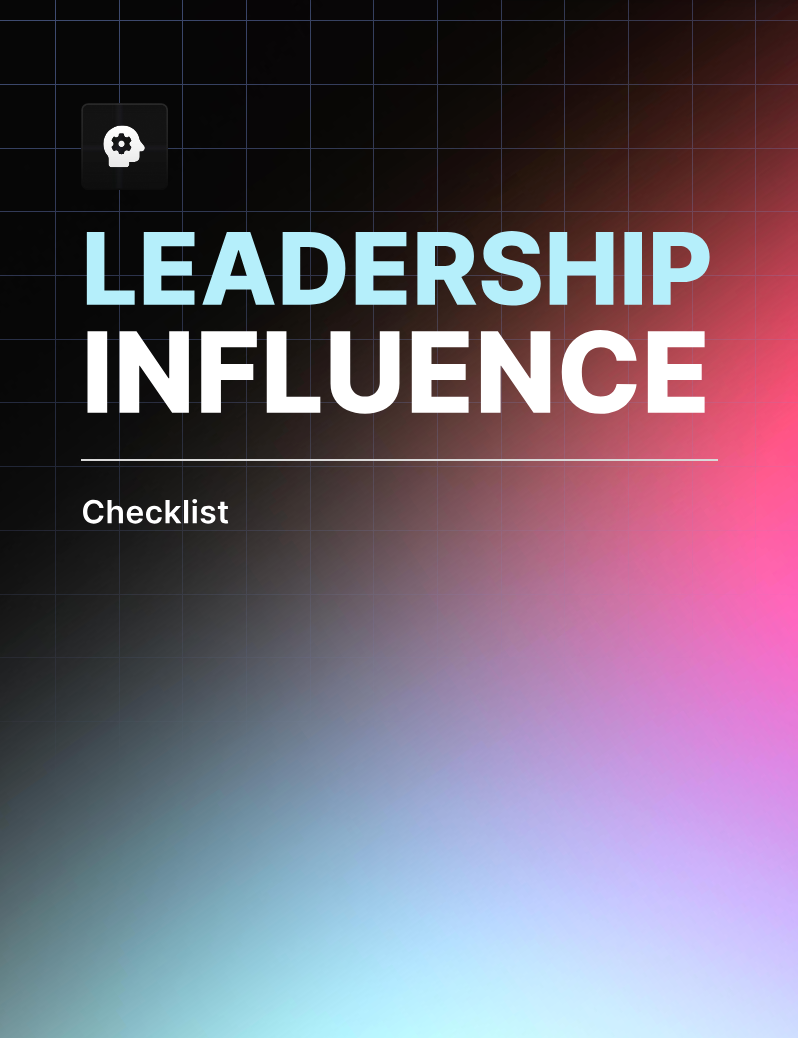 Leadership Influence Checklist