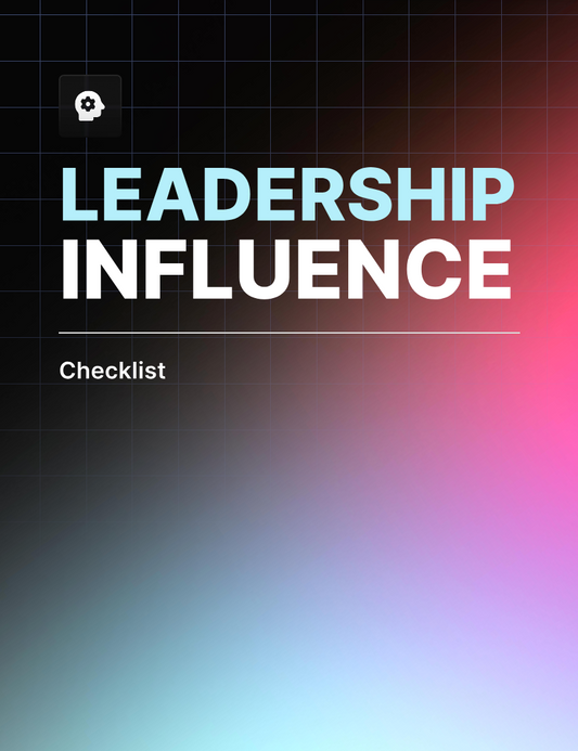 Leadership Influence Checklist
