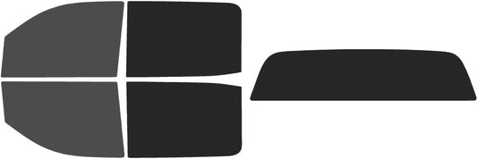 The Tint Effect Precut Window Tint Kit Compatible with GMC Sierra 1500 Crew Cab (2014-2018) & (2019 Limited)(Full Truck 30% Front / 15% Rear and Solid Rear) Automotive Film