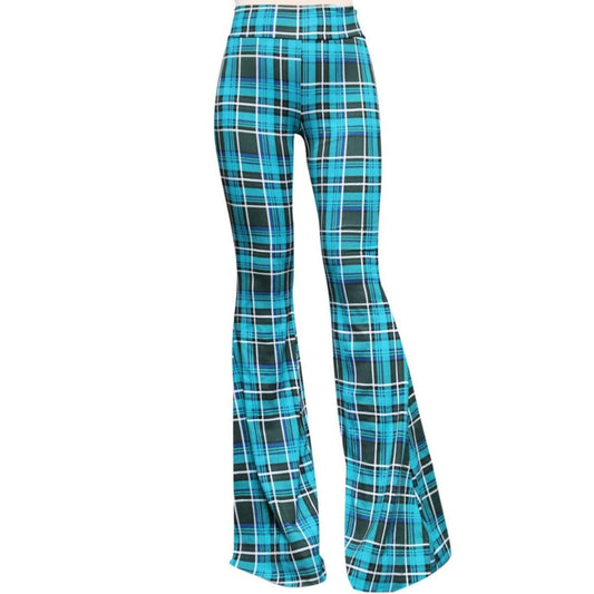 High Waist Wide Leg Long Palazzo Bell Bottom Yoga Pants