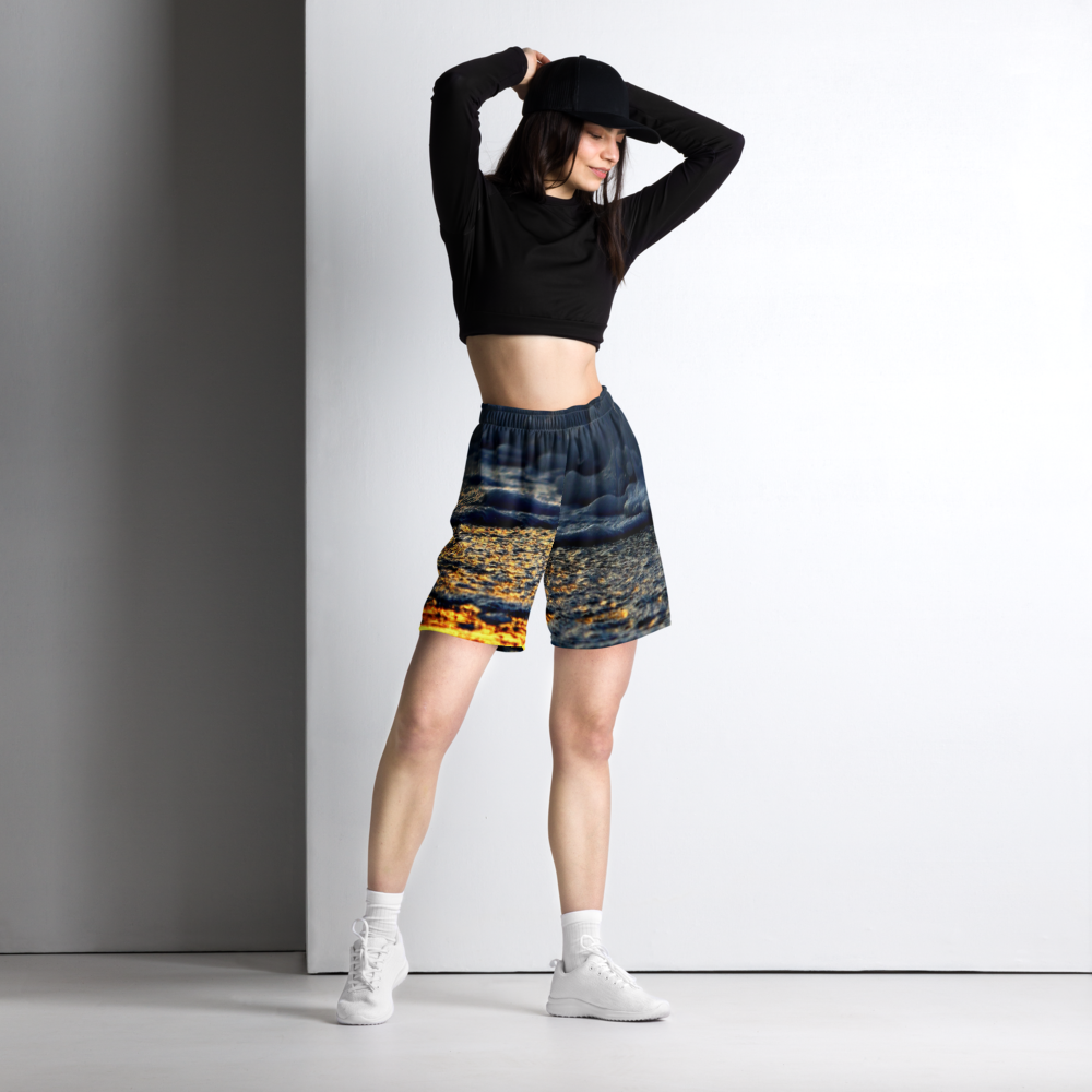 Waves of Influence @Backyard Marvels Unisex Mesh Shorts
