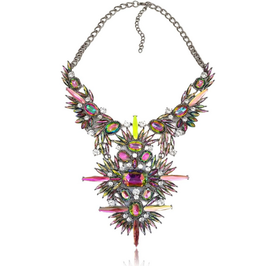 NABROJ Chunky Statement Bib Necklace