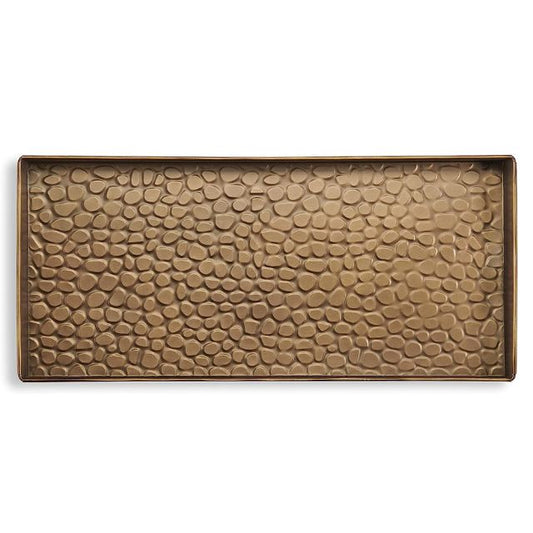 Good Directions 208BR Pebbles Boot Tray, Brass
