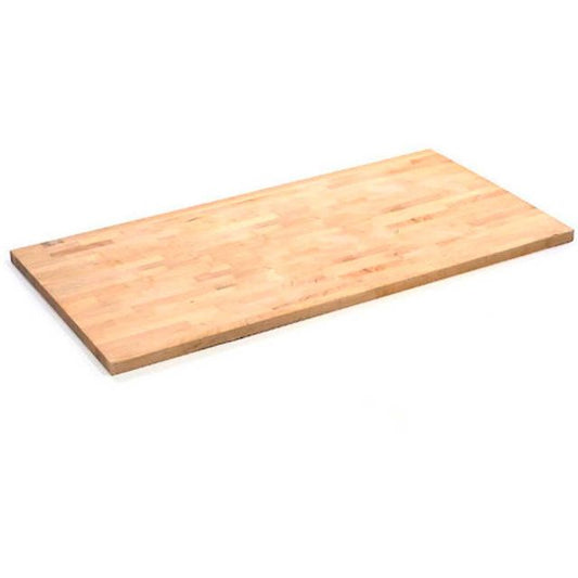 Global Industrial Workbench Top - Maple Butcher Block Square Edge, 96" W x 36" D x 1-3/4" Thick