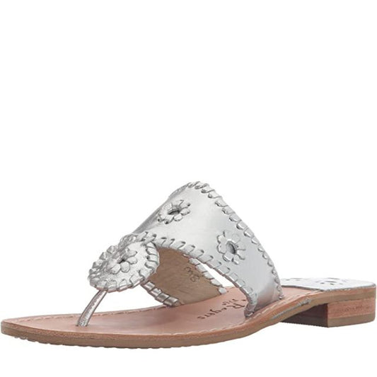 Jack Rogers Hamptons Sandal-Silver