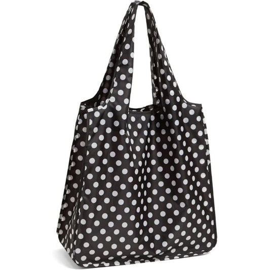 Kate Spade New York Resuable Shopping Tote, Black Dots
