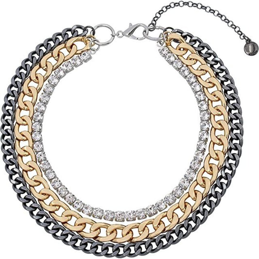 Steve Madden Layered Chain Necklace