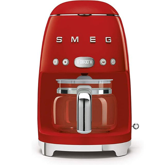 Smeg Drip Filter Coffee Machine, Red, 10 cup