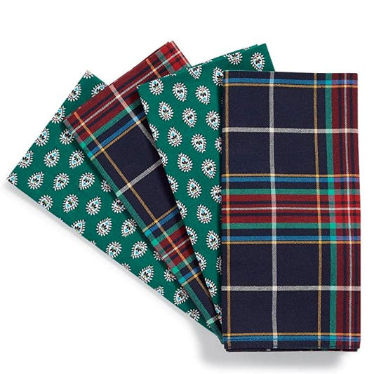 Vera Bradley Cotton Napkins Set of 4