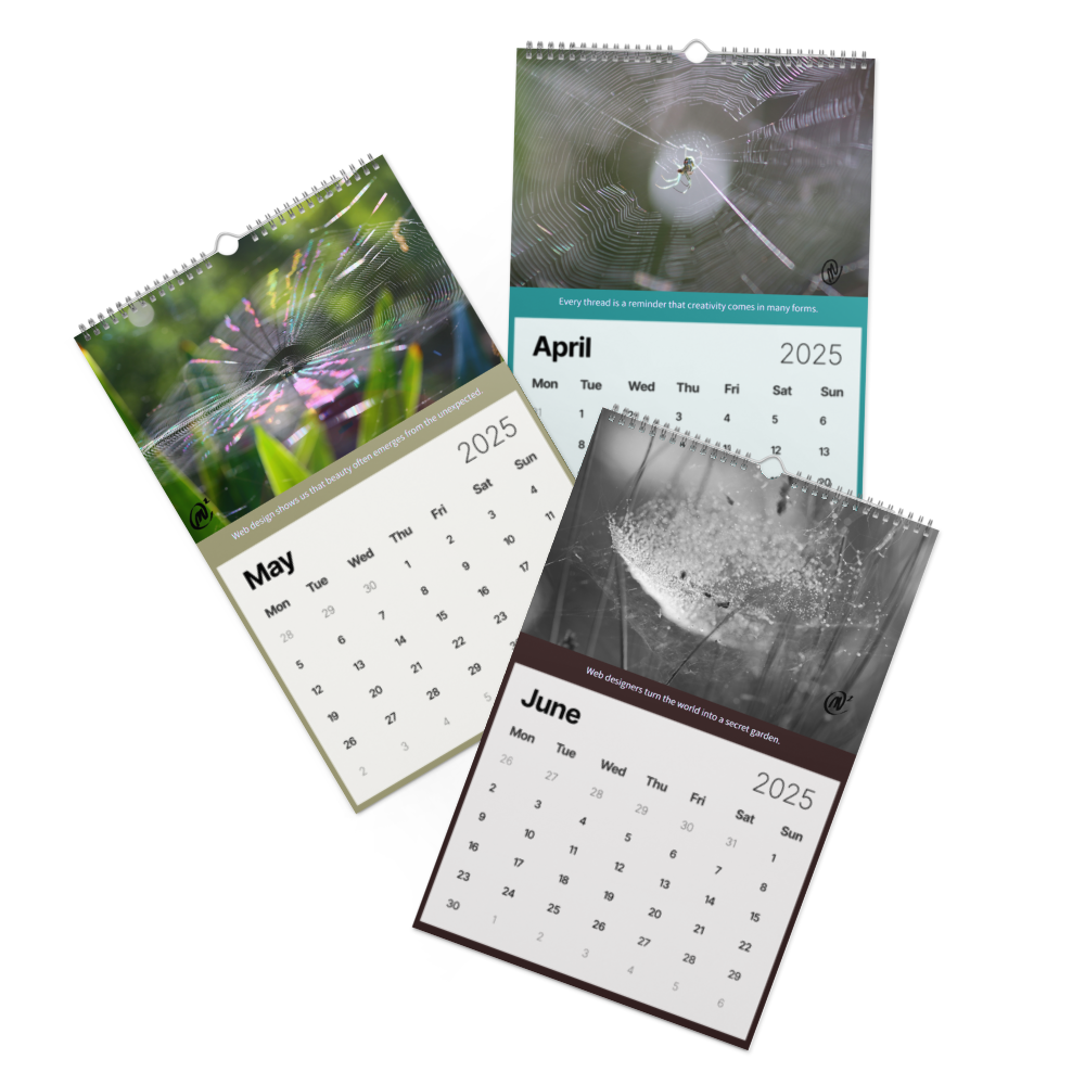 Backyard Marvels: Web Designer Wall Calendar (2025)