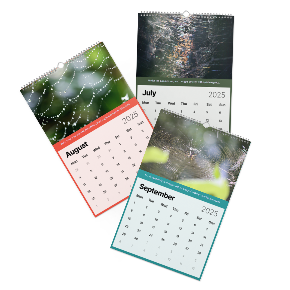 Backyard Marvels: Web Designer Wall Calendar (2025)