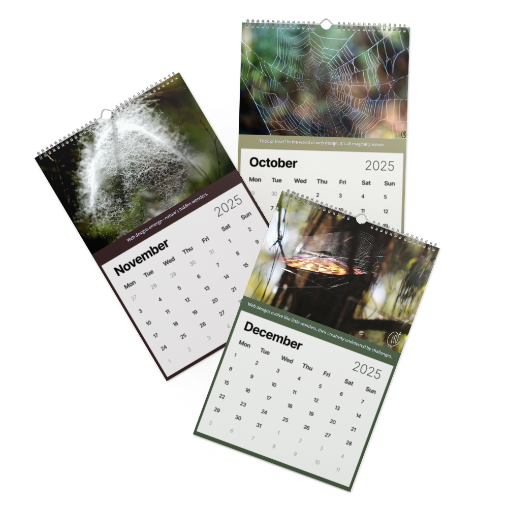 Backyard Marvels: Web Designer Wall Calendar (2025)