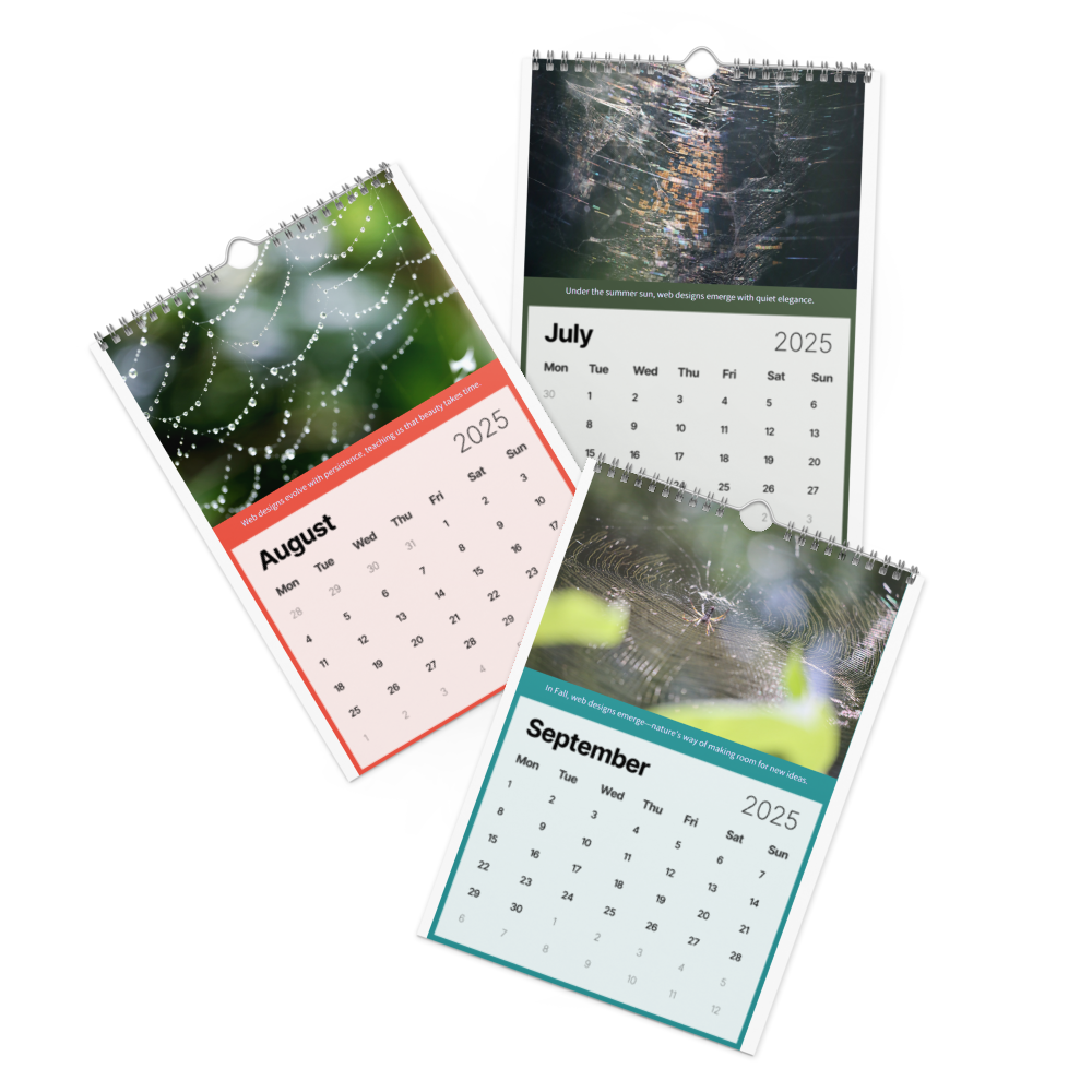 Backyard Marvels: Web Designer Wall Calendar (2025)