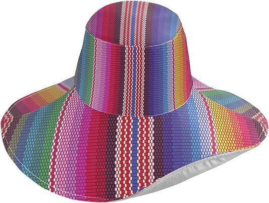 Kigai Wide Brim Sunhat-Mexican Serape Stripes